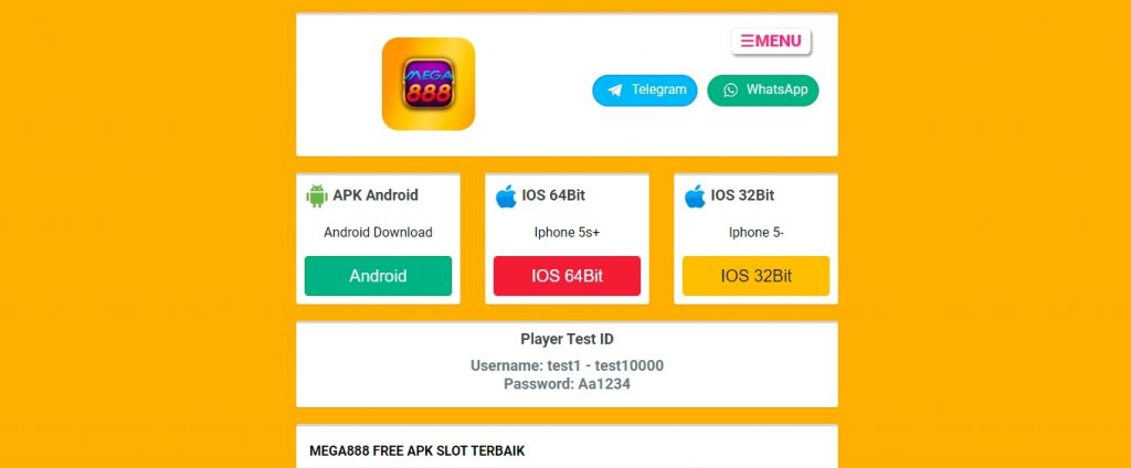 mega888 aplikasi